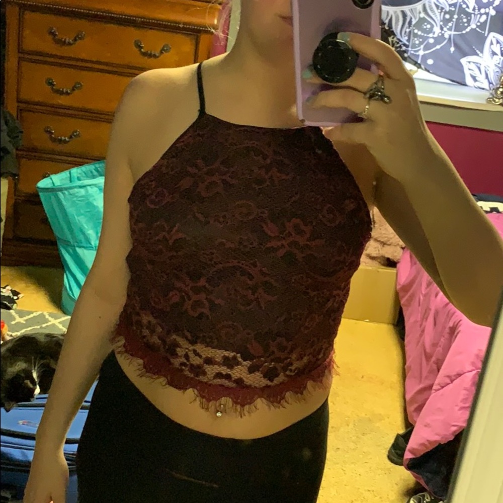 Lacey crop top